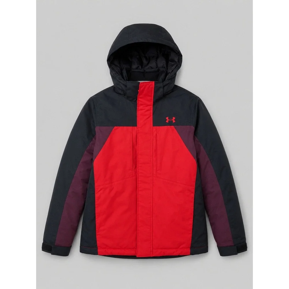 Under Armour 3-in-1 Jacket Kids Youth Boys Girls M 10 /12 Hooded Puffer Winter